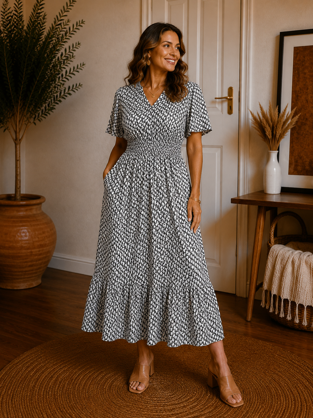 The Ella Printed Dress