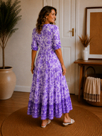 The Ellie V-Neck Floral Dress