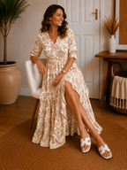 The Ellie V-Neck Floral Dress