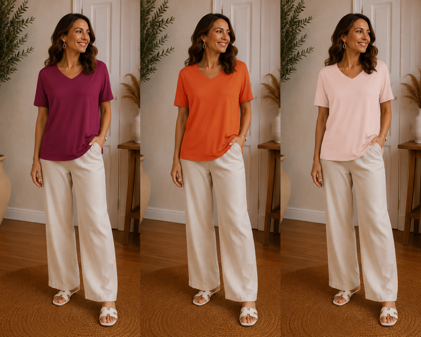 Loose Fit Tee (Pack of 3)