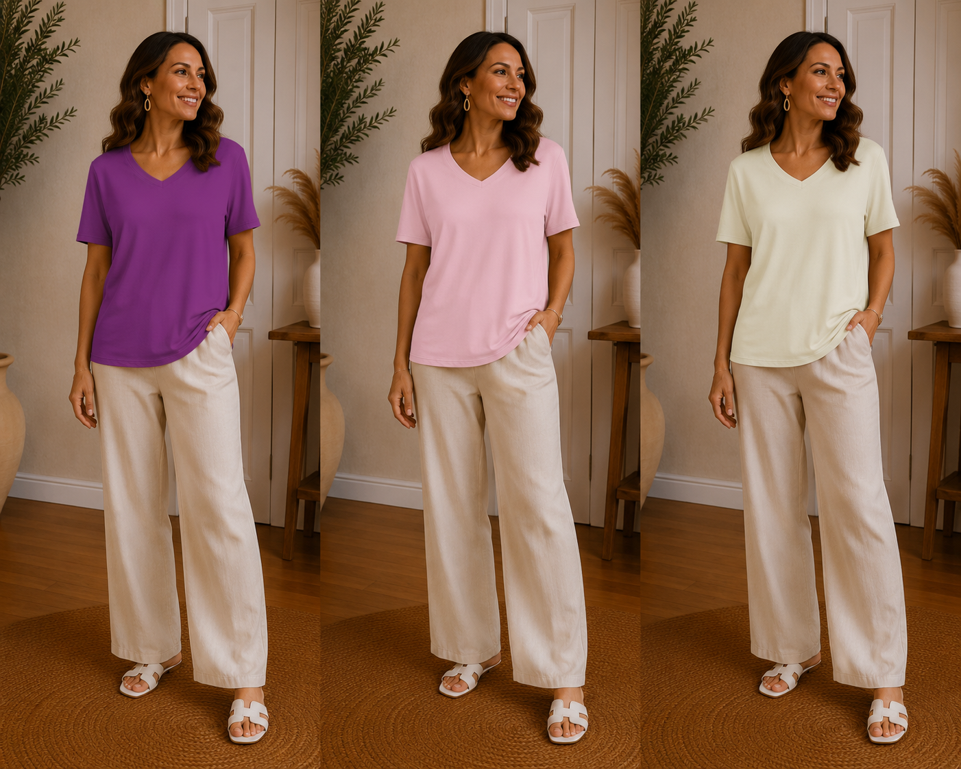 Loose Fit Tee (Pack of 3)
