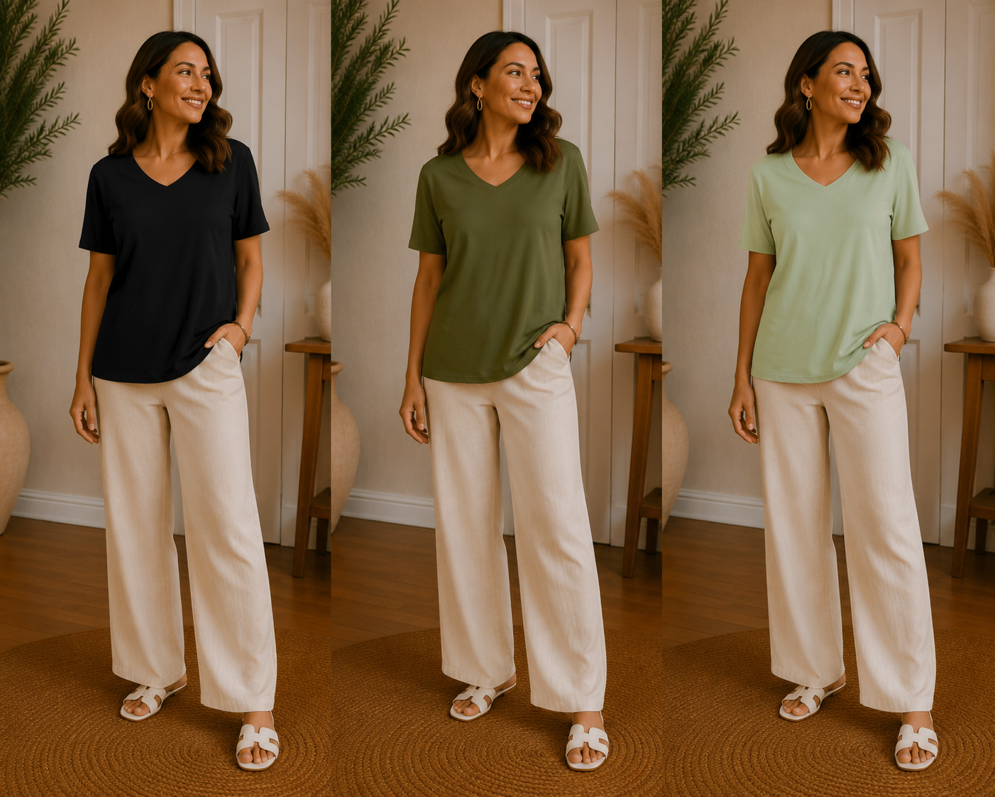 Loose Fit Tee (Pack of 3)