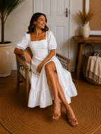 Split Midi Dress