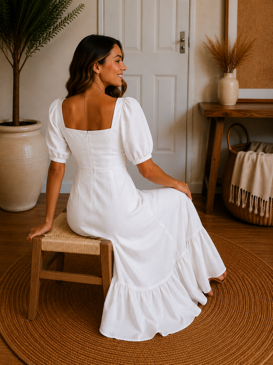 Split Midi Dress