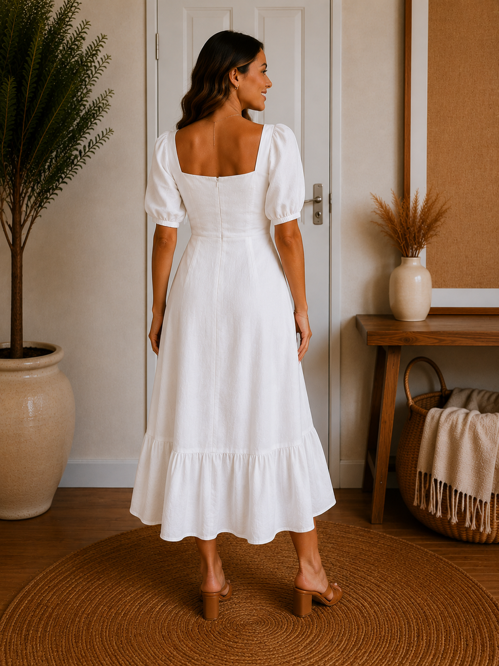 Split Midi Dress