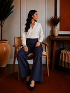 Warm High Rise Straight Leg Pants