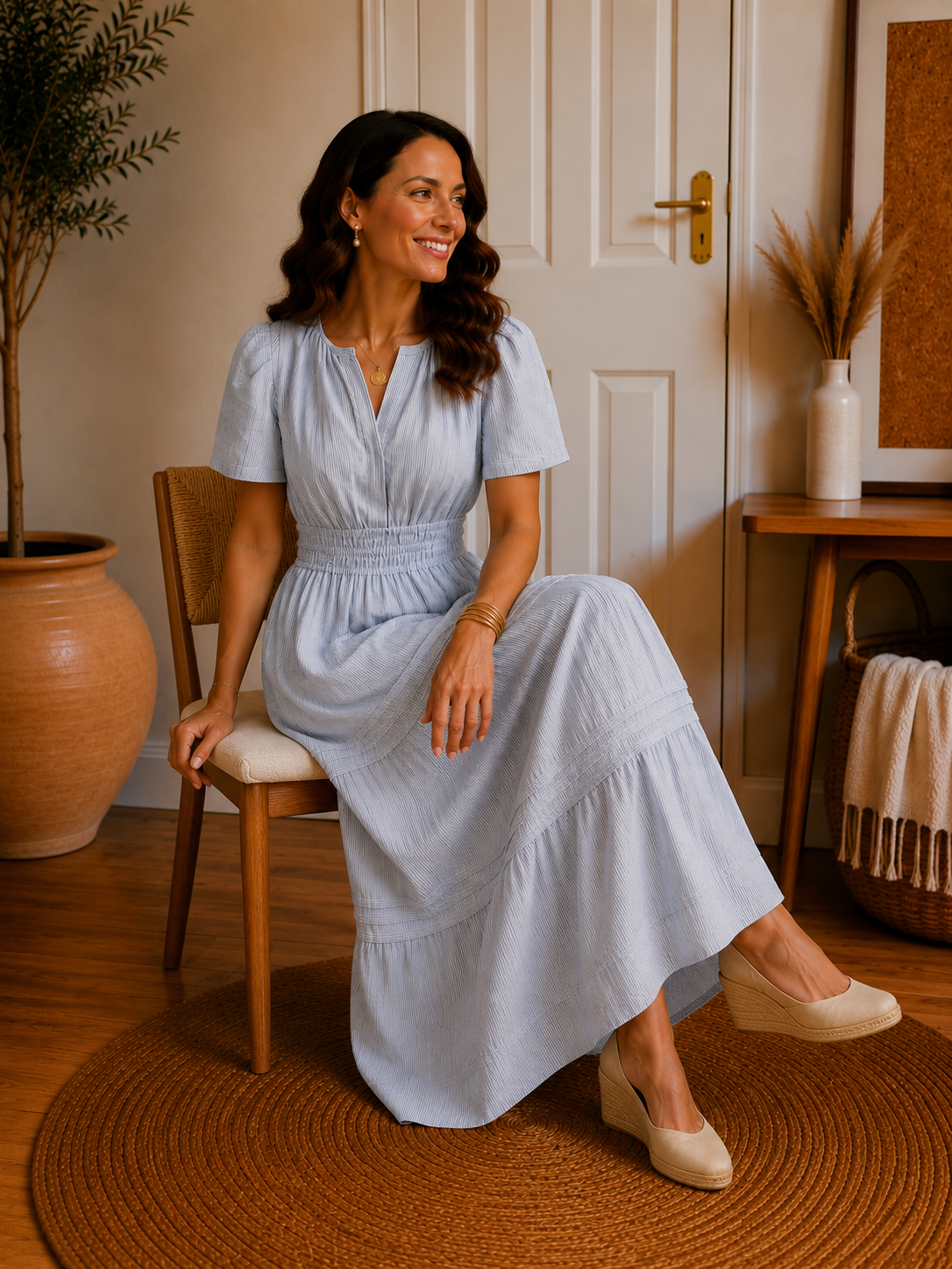 The Linen Maxi Dress