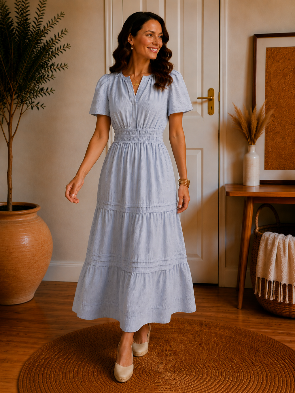 The Linen Maxi Dress