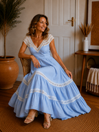 The Linen flared dress
