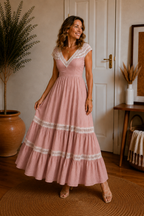 The Linen flared dress