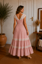 The Linen flared dress