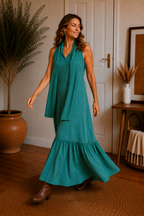 The Striped Maxi Dress
