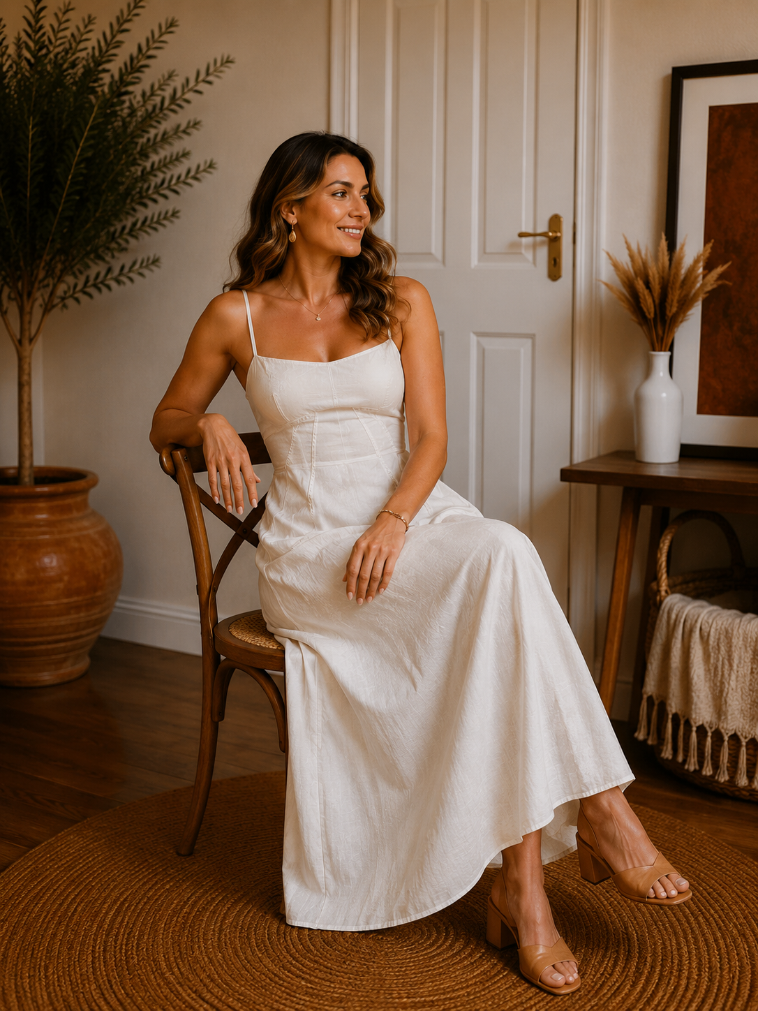 The Amara Satin Maxi Dress