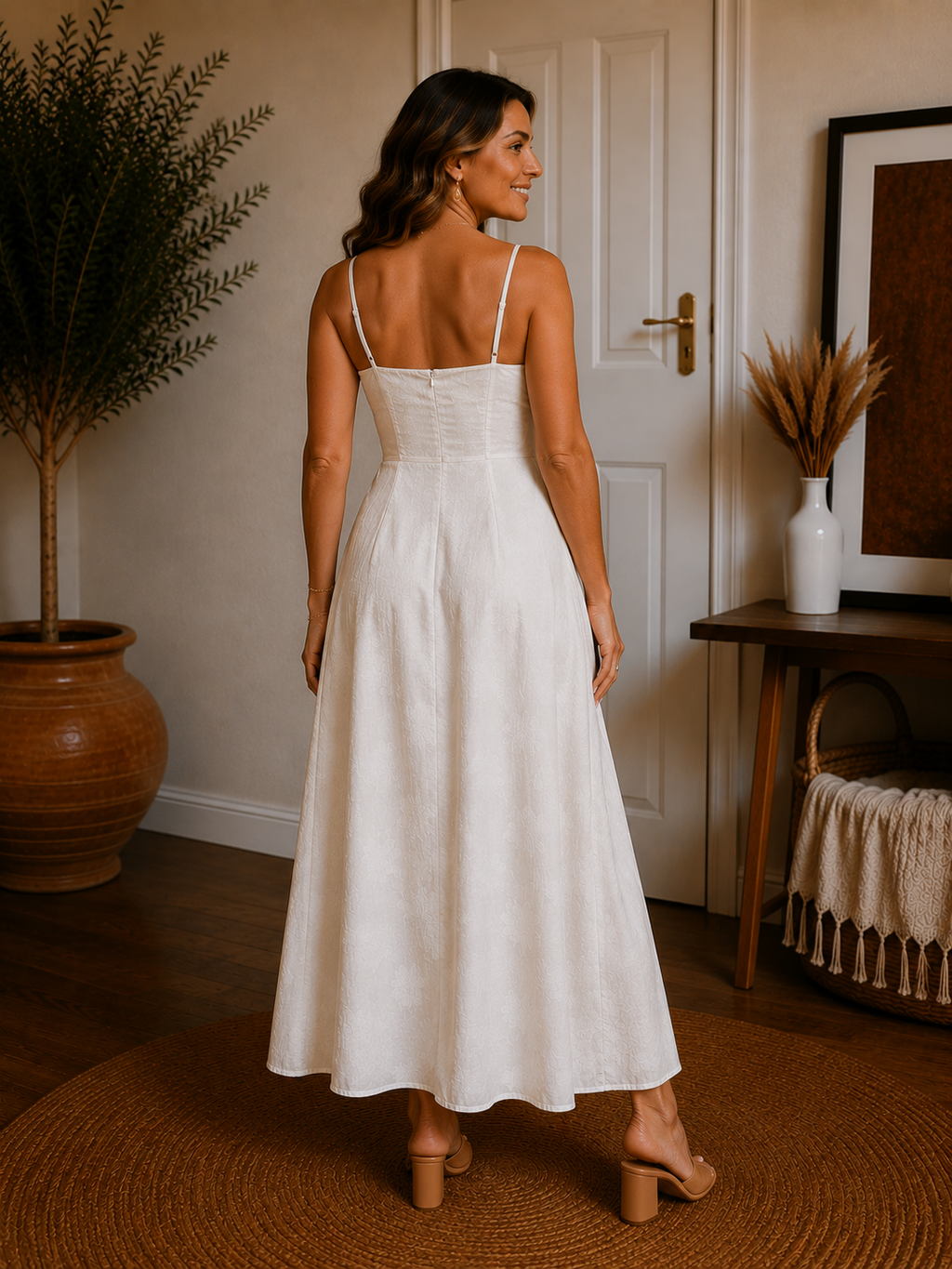 The Amara Satin Maxi Dress