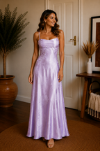 The Amara Satin Maxi Dress
